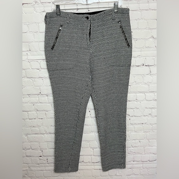 Saturday Sunday for Anthropologie Herringbone Skinny Leg Pants - Picture 1 of 13
